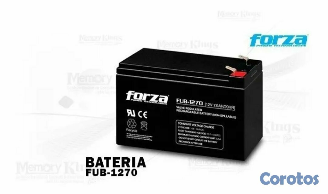 computadoras y laptops - BATERIA FORZA - 12V - 7AMP    ( FUB-1270 )