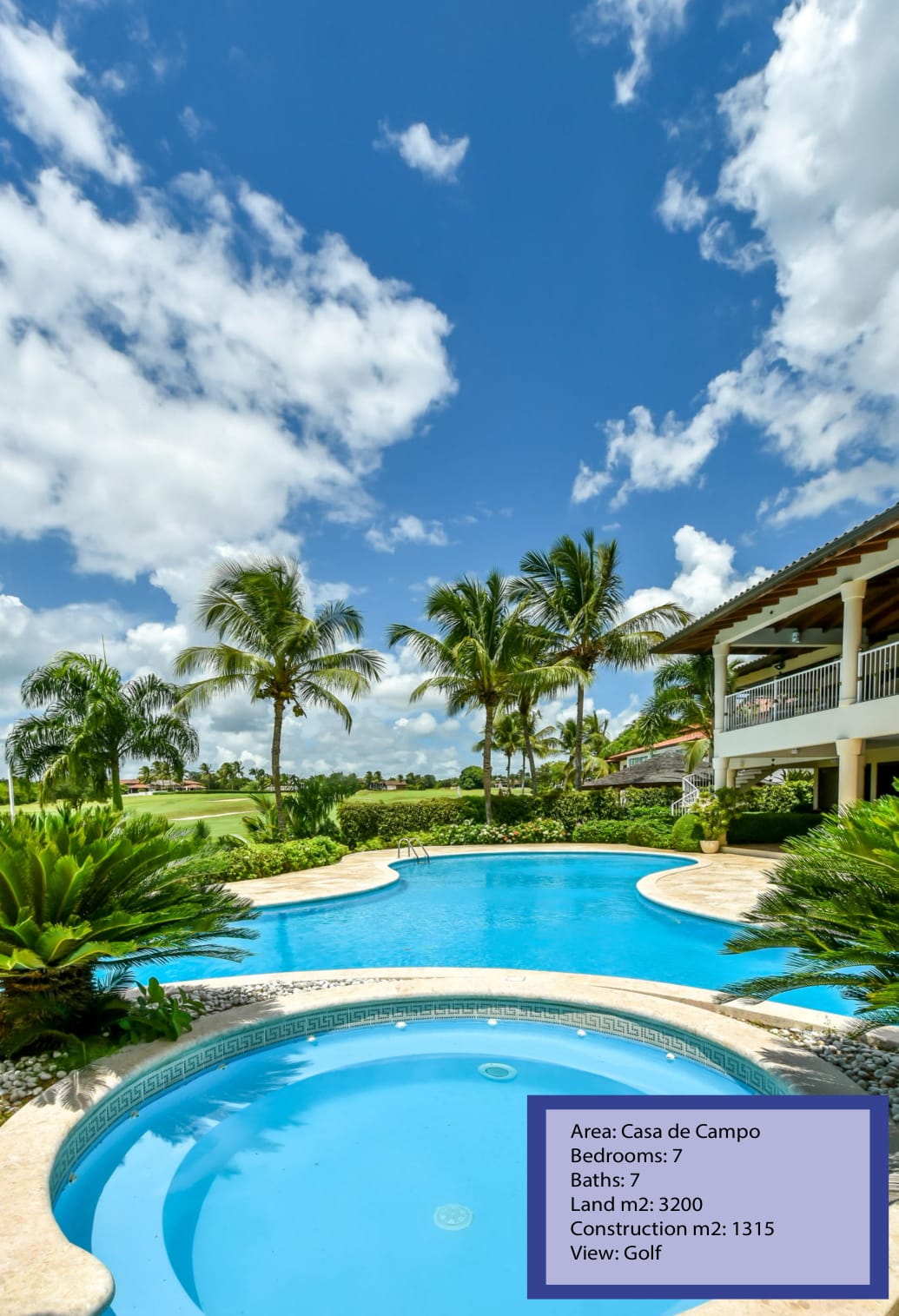 casas vacacionales y villas - vendo villa moderna en casa de  campo la Romana de 1,994 metros de solar