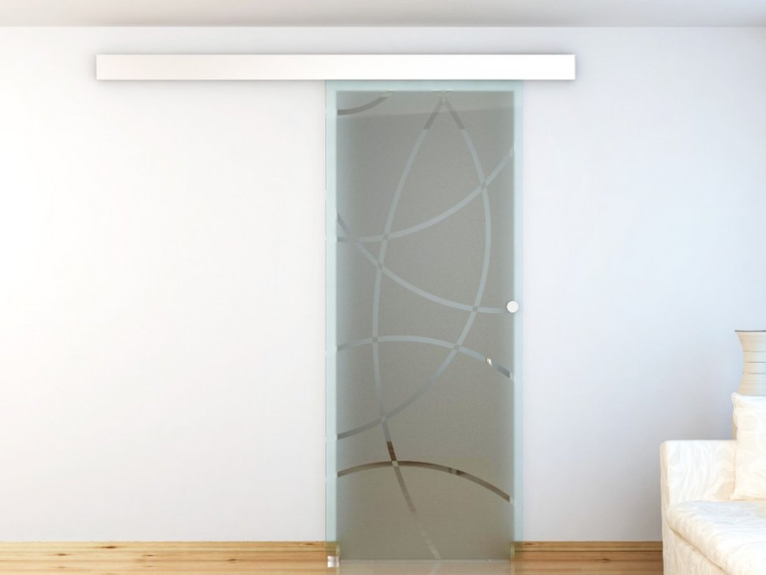 decoración y accesorios - Puerta de cristal flotante templada en República Dominicana 5