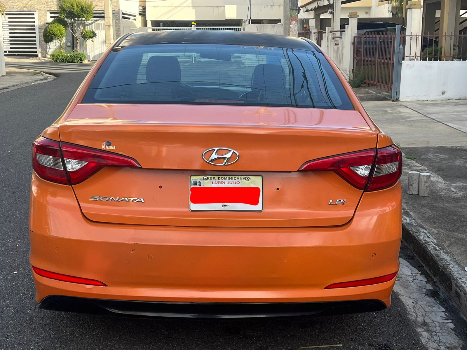carros - Sonata LF Naranja 2017 8