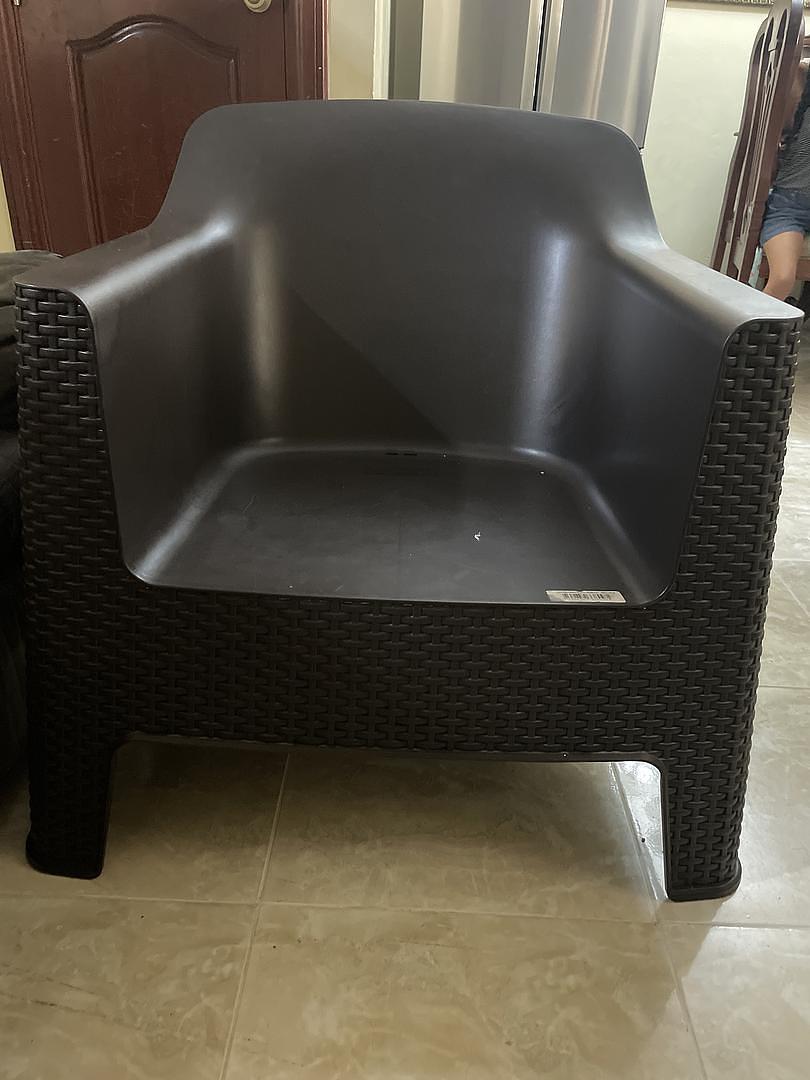 decoración y accesorios - juego de terraza o balcon en excelente conditiones  2