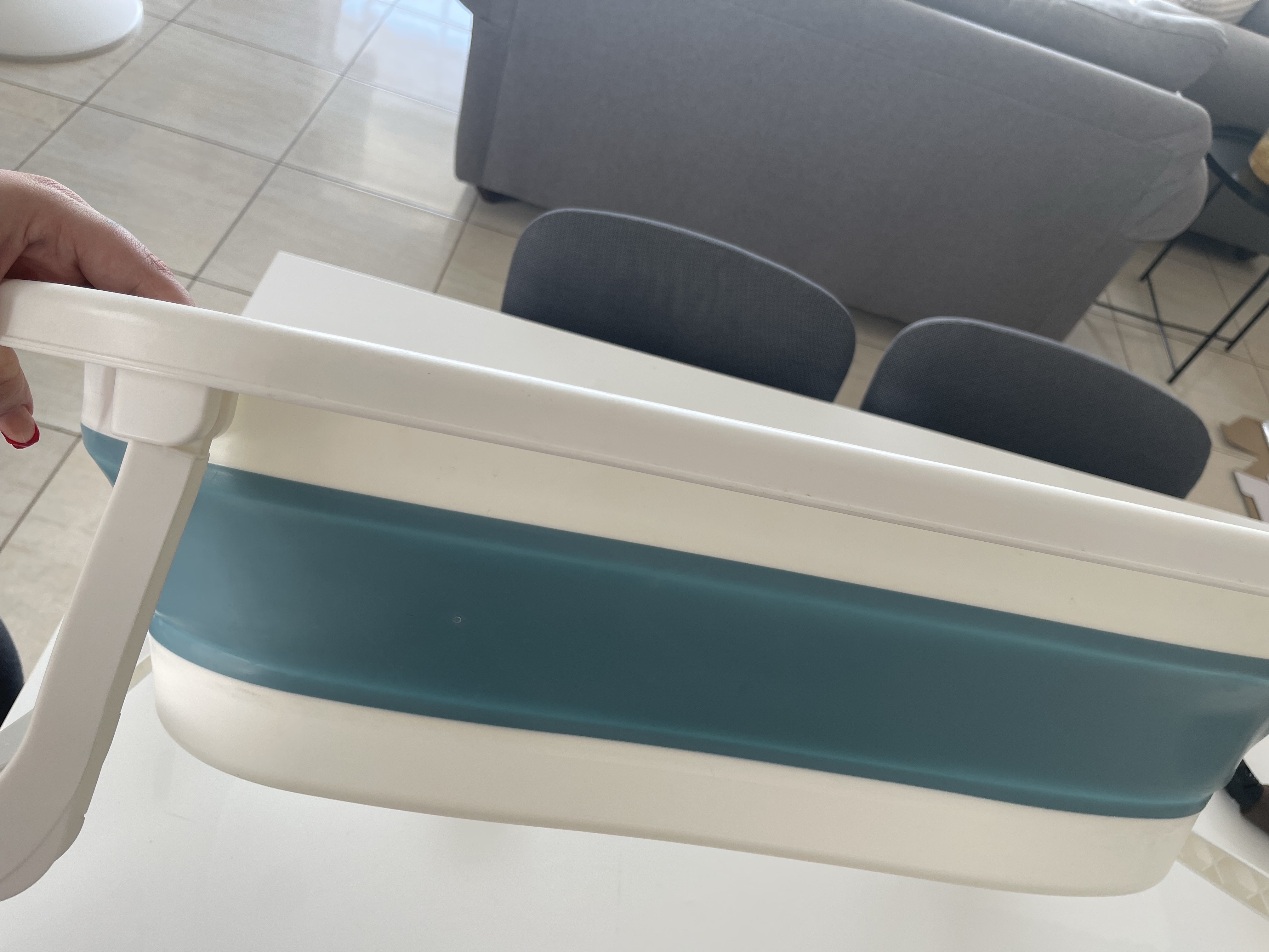 accesorios - bañera plegable con termómetro 1