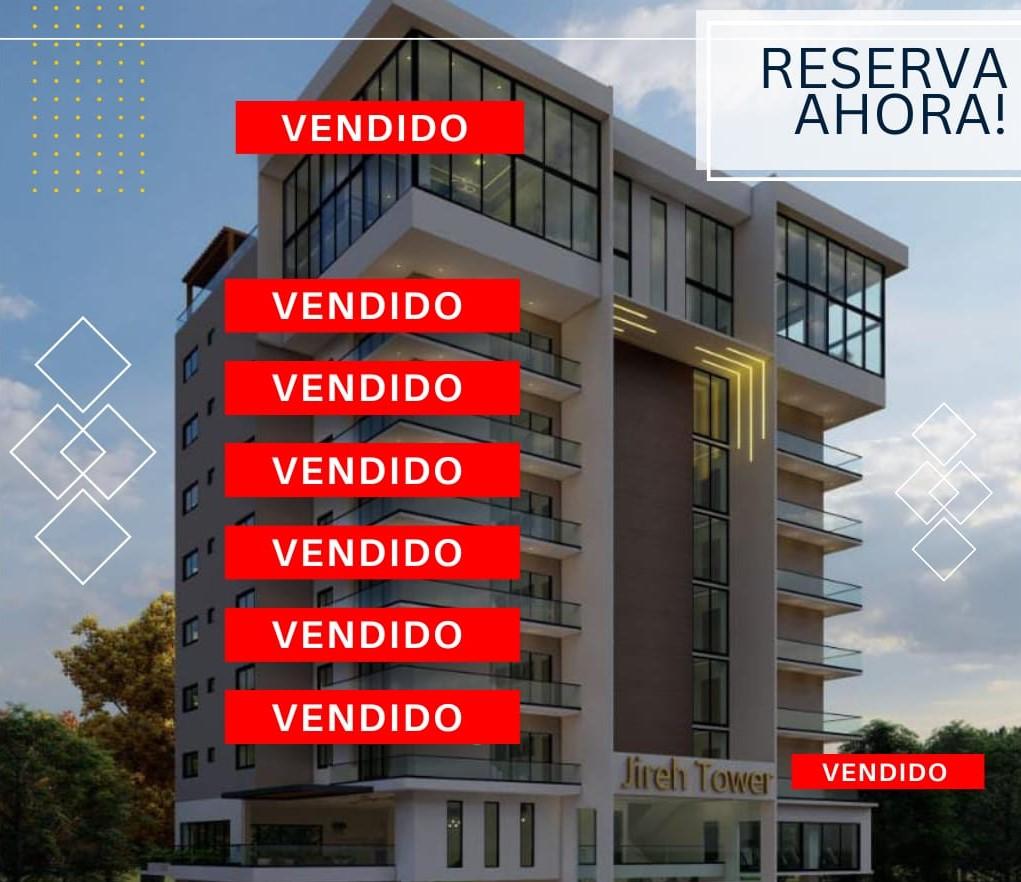 apartamentos - AUN TENEMOS APARTAMENTOS Y UN PENTHOUSE EN TORRE JIREH
