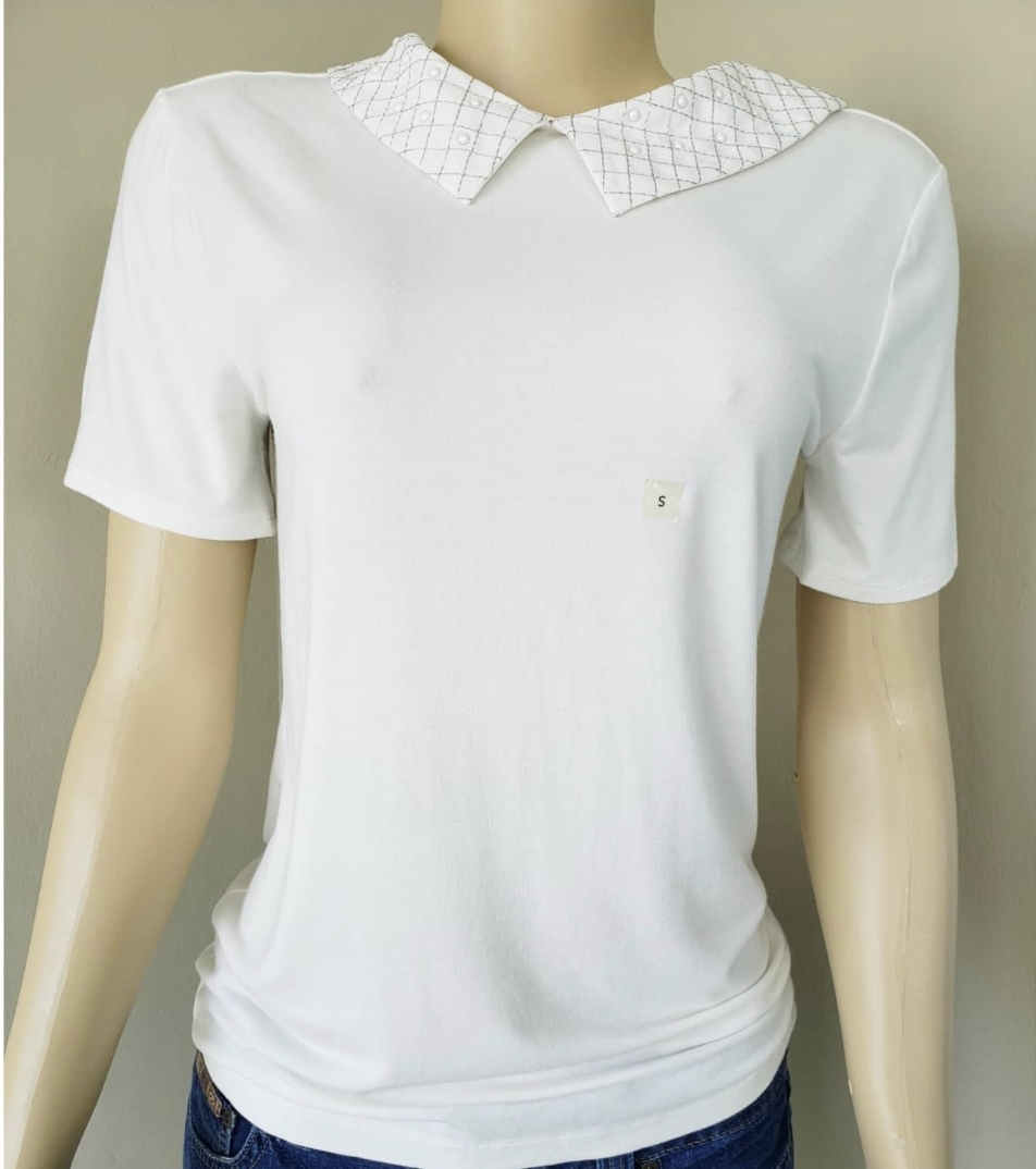 ropa para mujer - Top Blanco Hueso. 1