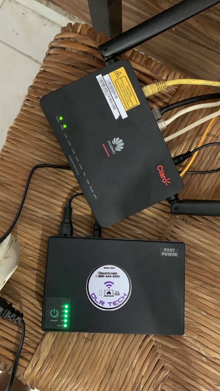 otros electronicos - Mini UPS para Router Wi-Fi hasta 8 horas de uso
