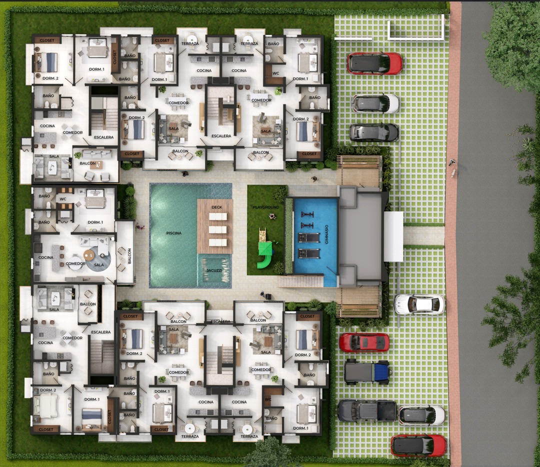 apartamentos - Apartamentos bavaro punta cana en venta 1