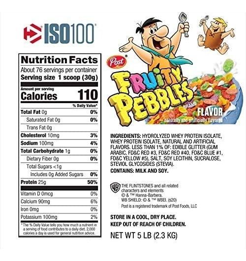 Salud y Equipamiento Médico - Proteina Iso 100 Afrutada 5 Lbs 1