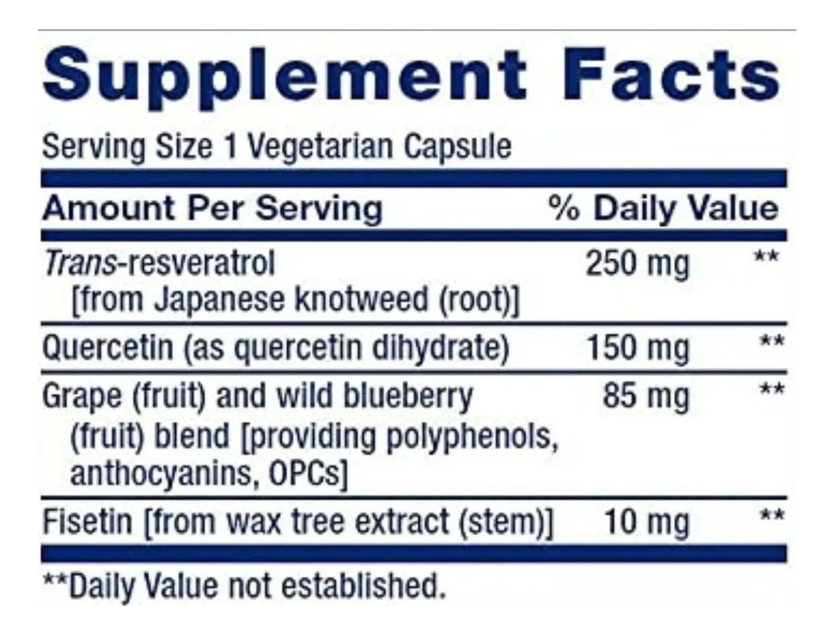 Salud y Equipamiento Médico - Resveratrol Pack 2 - 90 Capsules 1