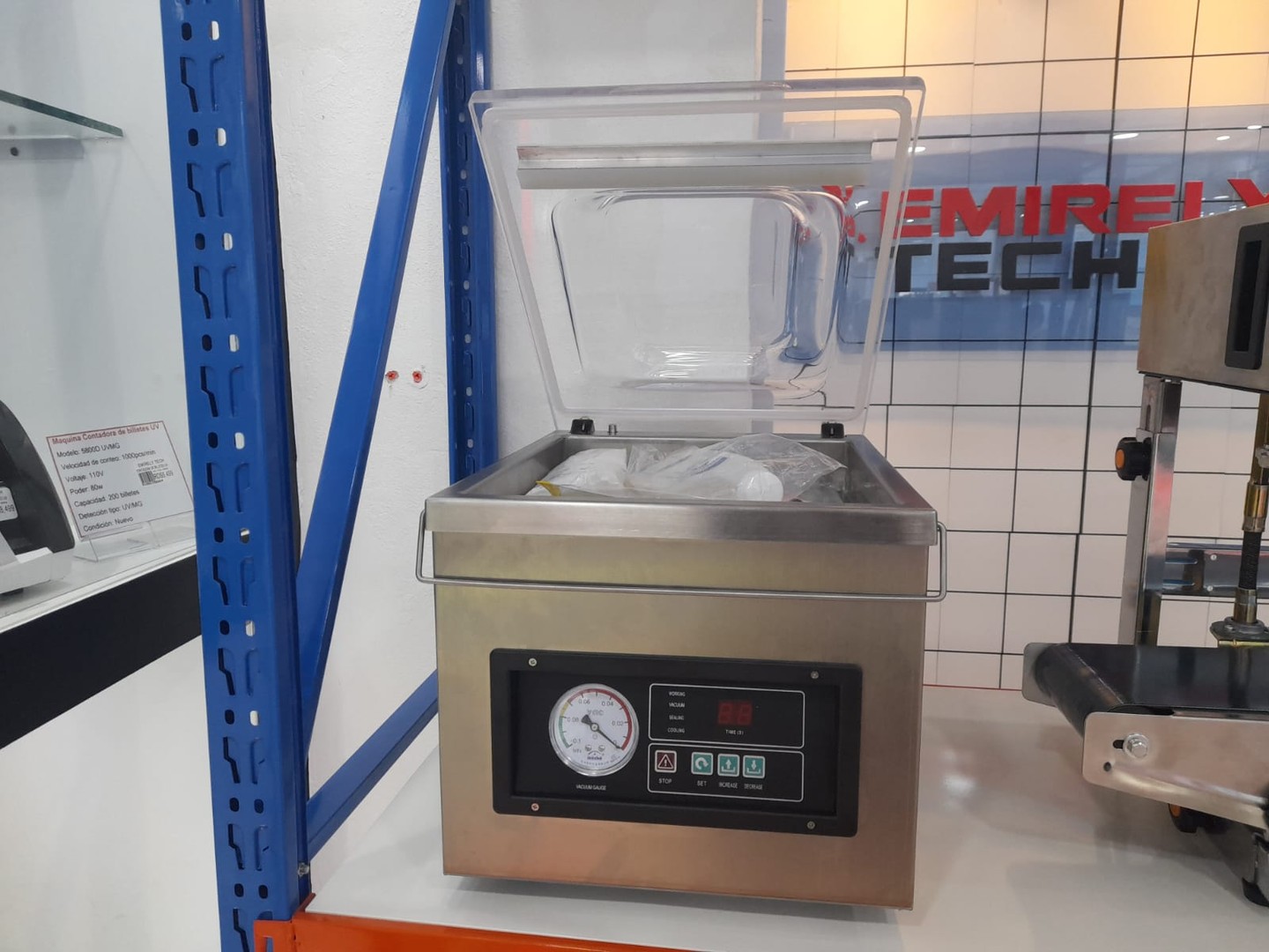 equipos profesionales - Maquina empacadora selladora al vacio empaquetadora envasadora industrial dz-260 8