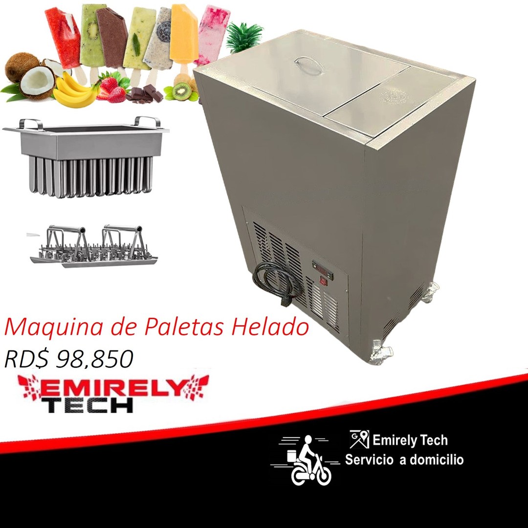 equipos profesionales - Maquina de paletas helado de fruta heladeria heladera acero inoxidable 0