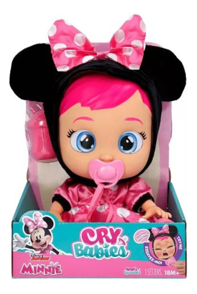 juguetes - Bebés Llorones Cry Babies Minnie Mouse 0