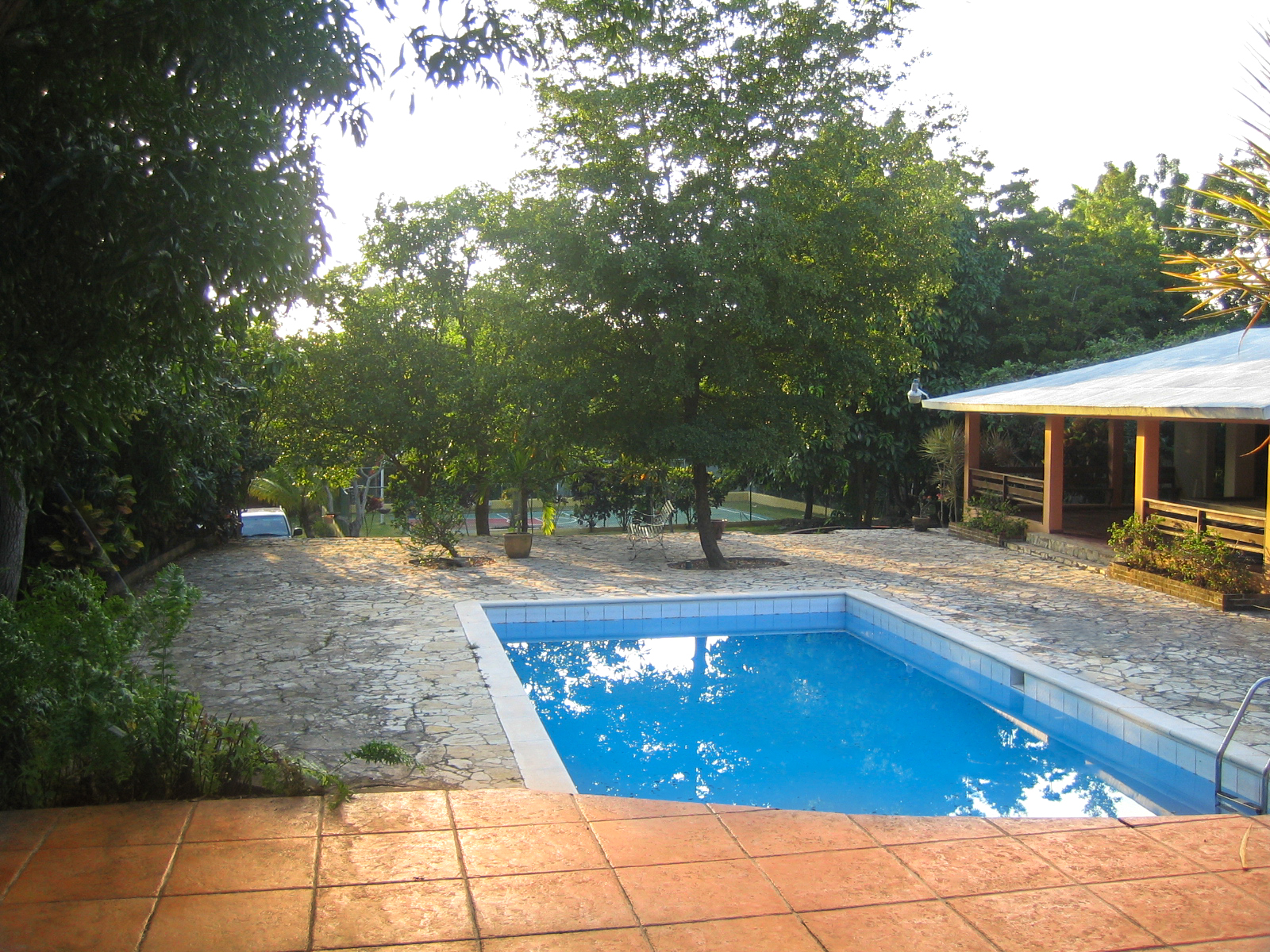 casas vacacionales y villas - FINCA CON CASA VERANEO EN LA COLONIA SAN CRISTOBAL 0