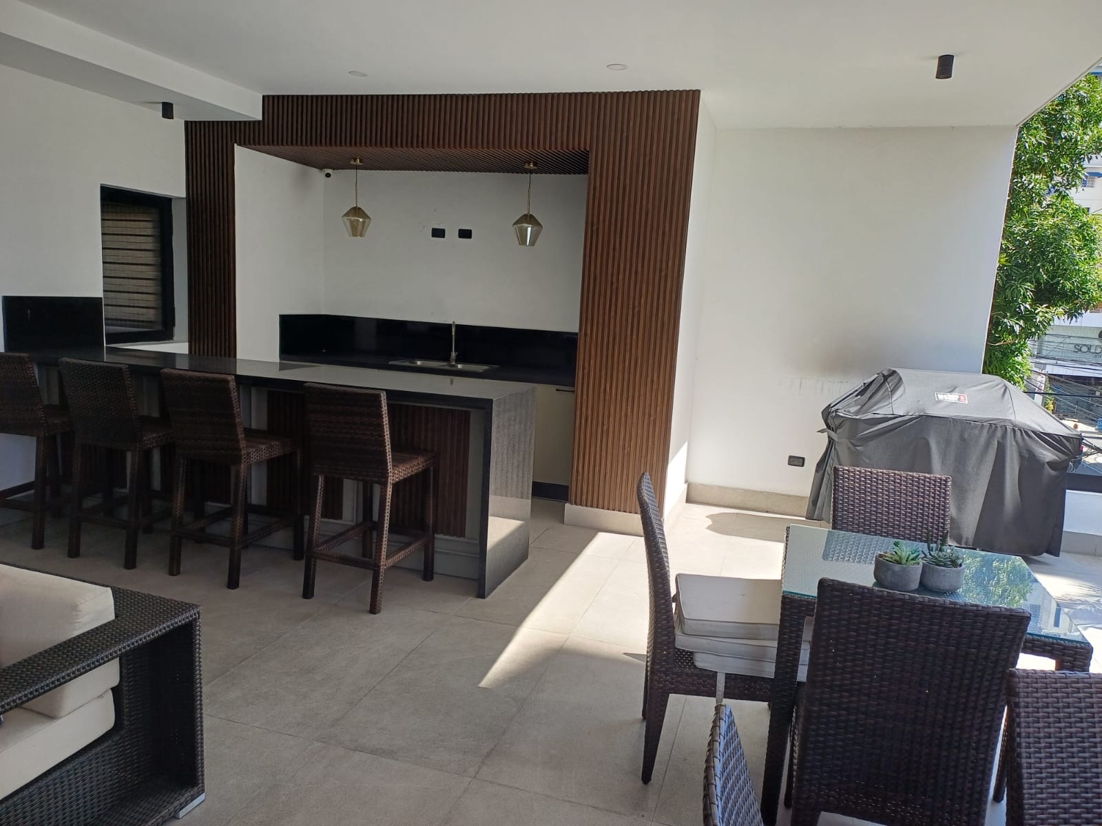 apartamentos - Alquiler Apartamento nuevo en Torre,8vo piso con vista panorámica hacia al mar
 6