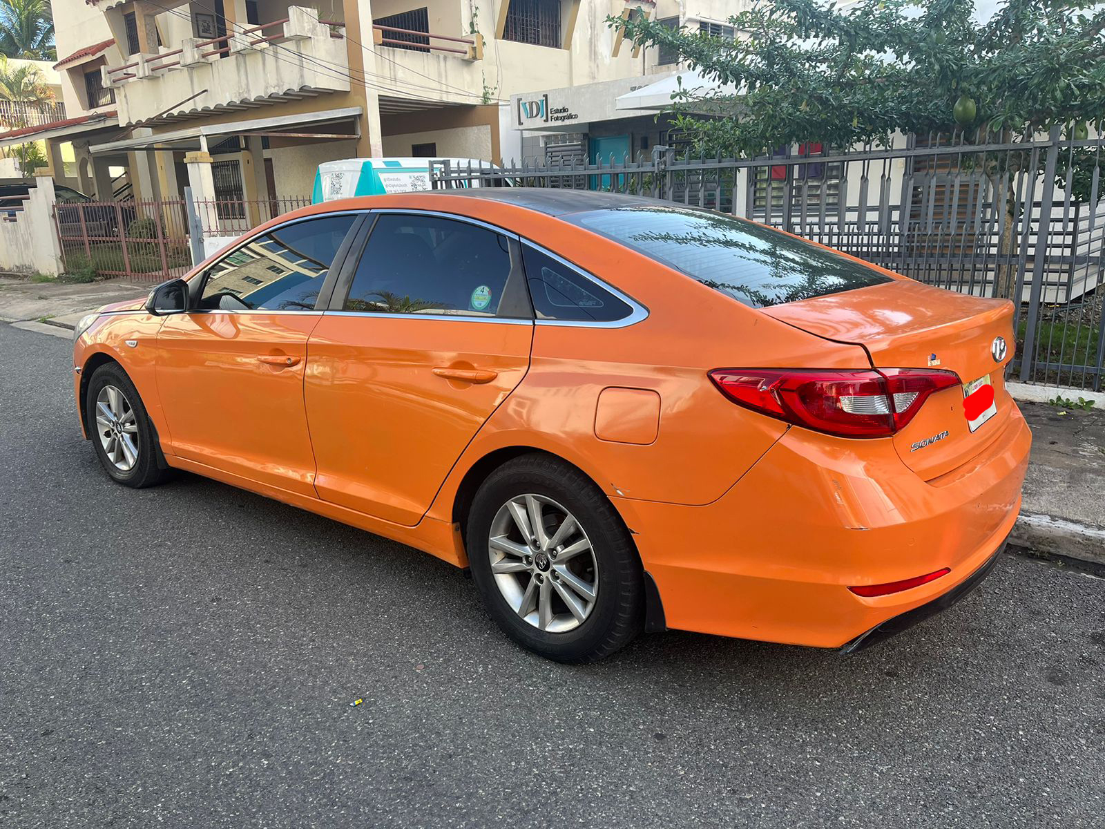 carros - Sonata LF Naranja 2017 9