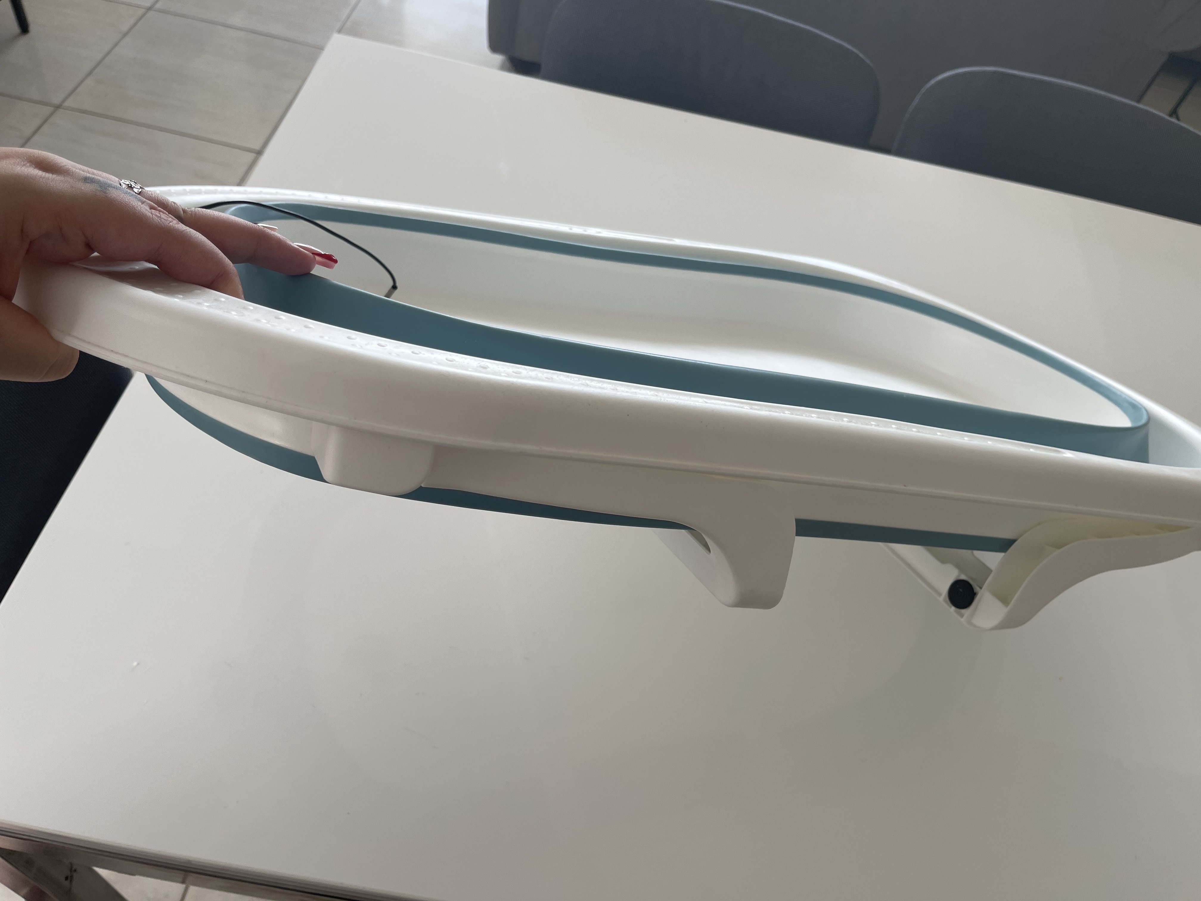 accesorios - bañera plegable con termómetro 2