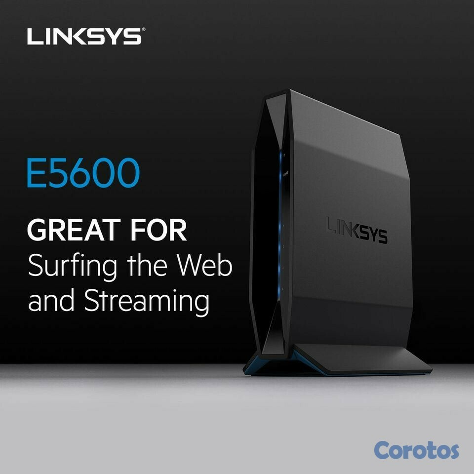 impresoras y scanners - ROUTER WIRELESS LINKSYS E5600, DUAL BAND - 2.4GHZ / WIFI 5 /HASTA 1.2 GBPS / 5.0 1