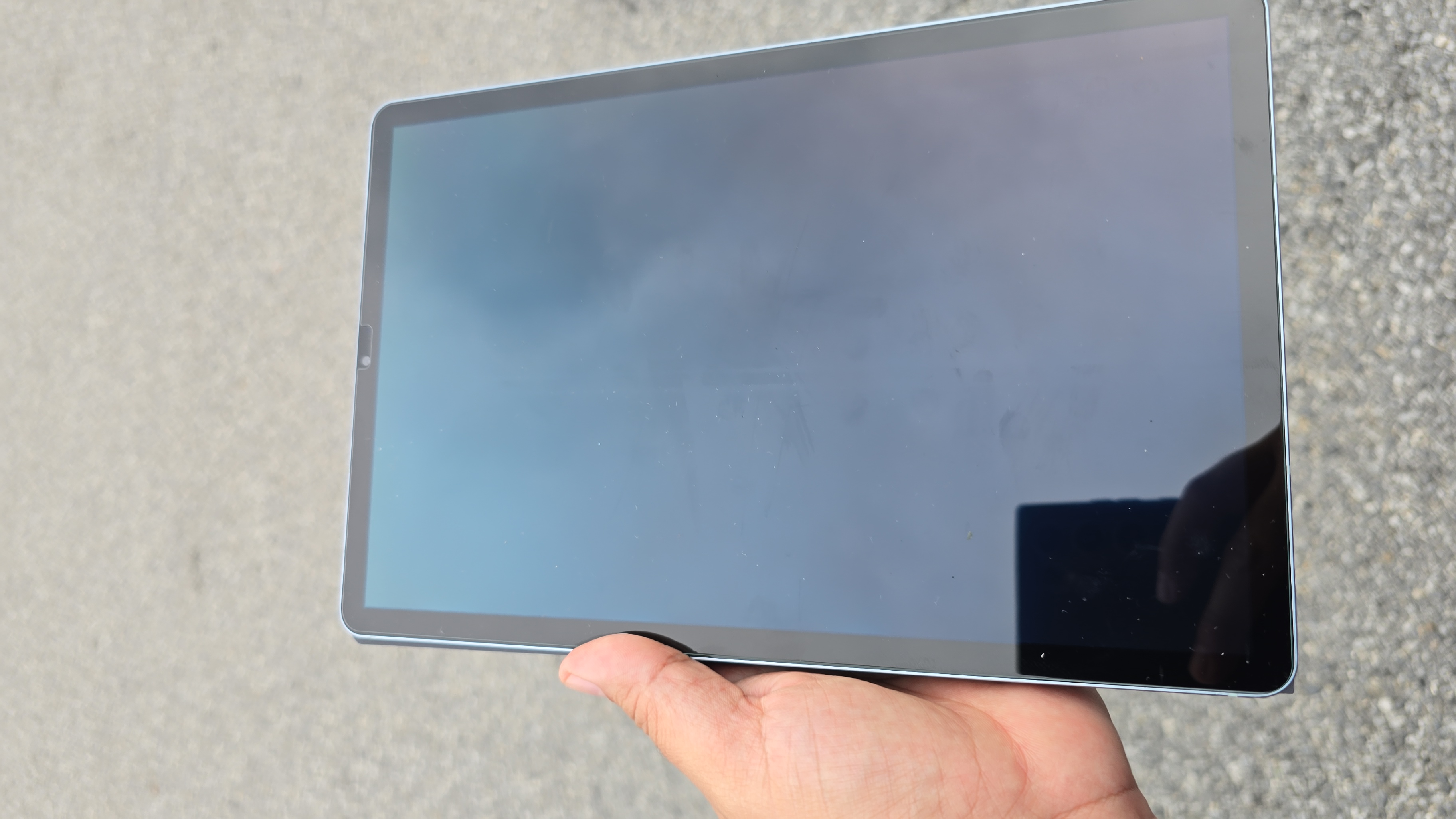 celulares y tabletas - Samsung Tab S6 128 GB color gris con cover origina 1