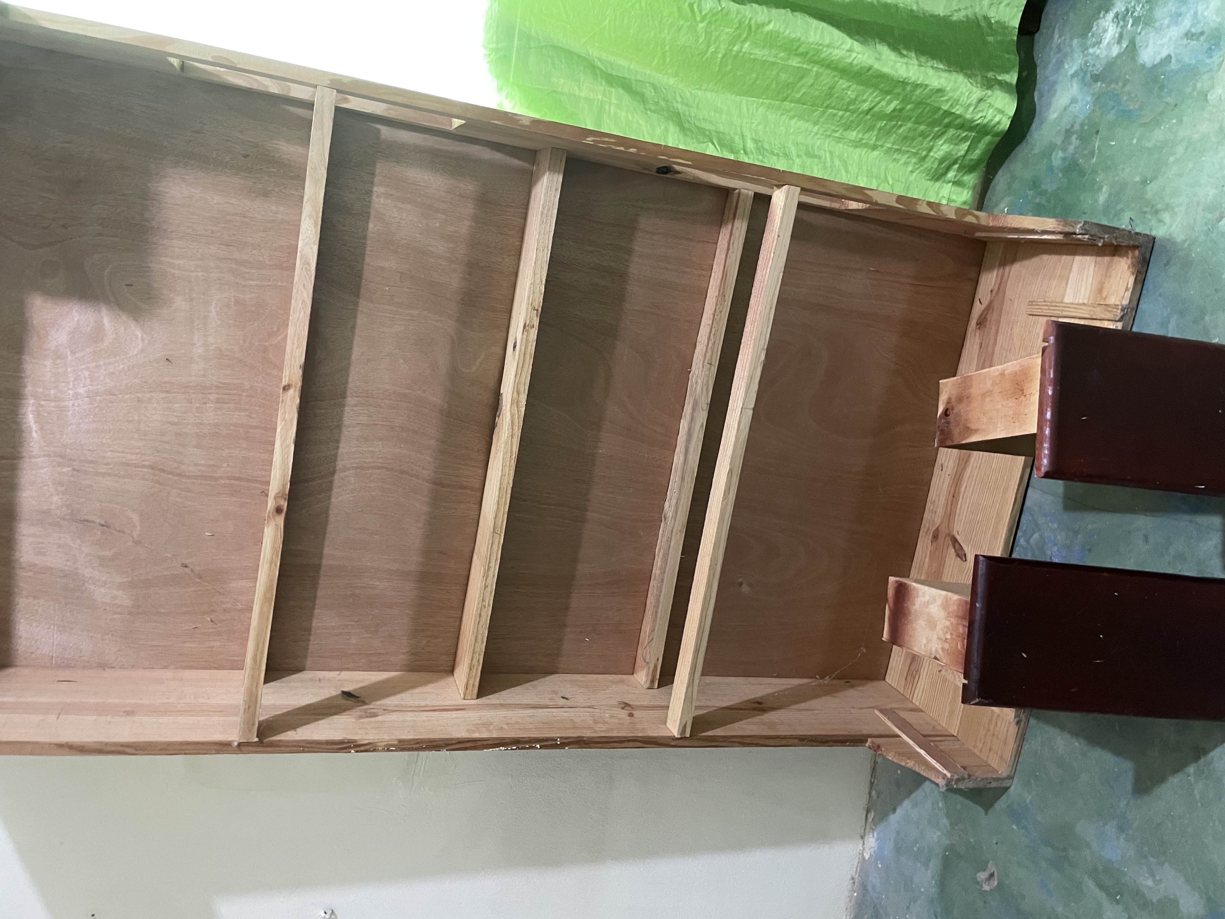 muebles y colchones - cama de una plaza  TWIn colchón base de madera color caoba 17 mil negociable   7