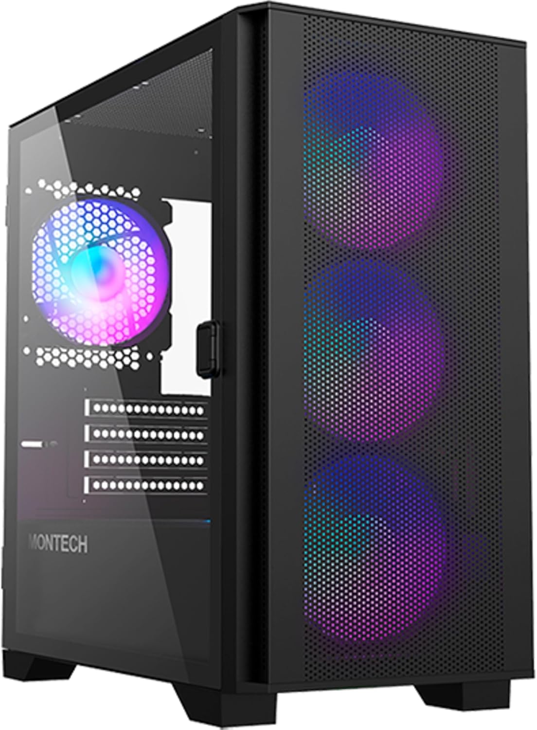 computadoras y laptops - Case Montech AIR 1000 ARGB Micro-ATX Tower