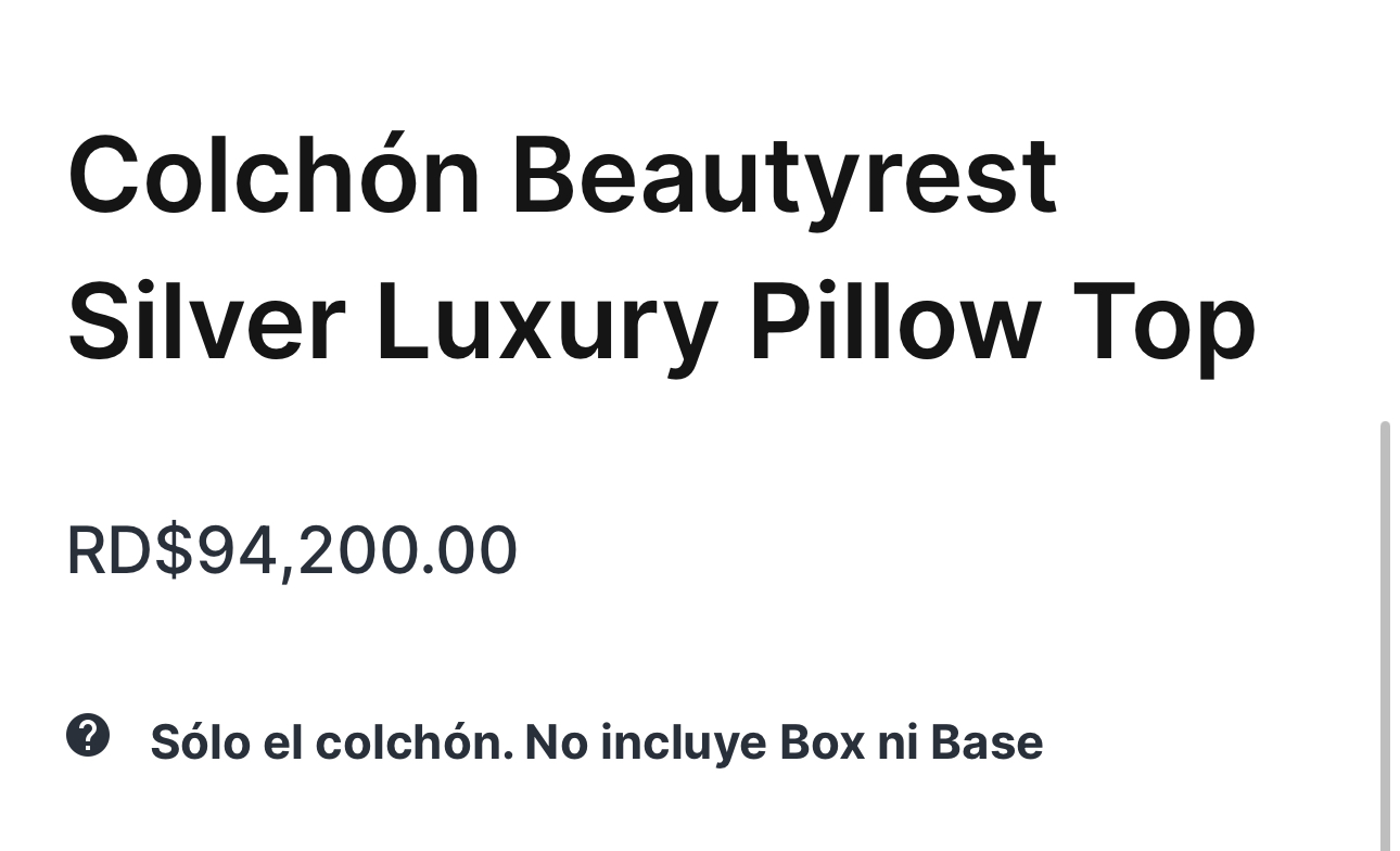 muebles y colchones - Colchón Beautyrest Silver Luxury Pillow Top 2