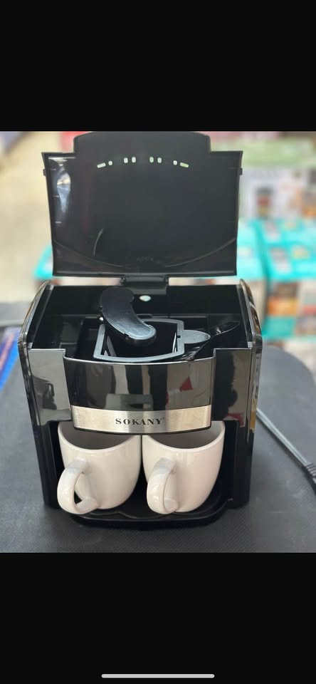 electrodomesticos - Cafetera de goteo automática doble taza Incluye la 1