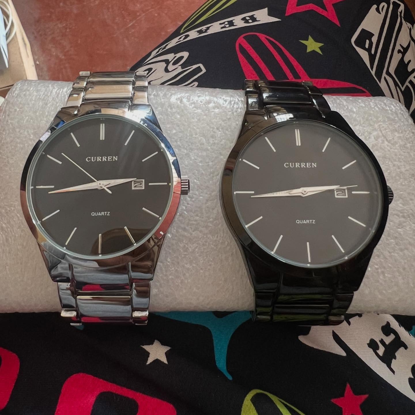 joyas, relojes y accesorios -  Reloj Curren AceroInx Cristal Mineral 1m Garantia 0