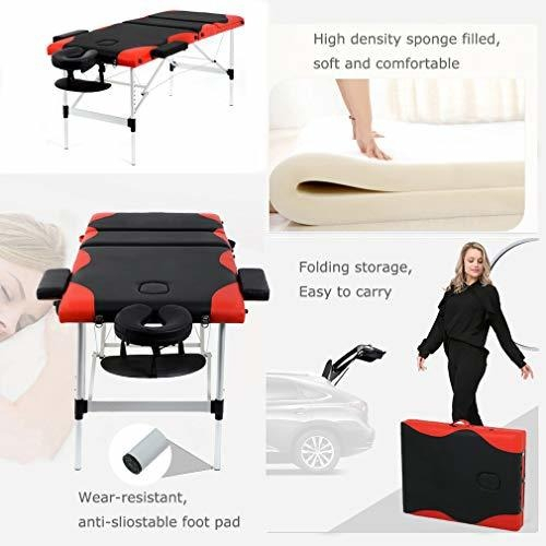 Salud y Equipamiento Médico - Mesa De Masaje Cama De Spa Cama De Masaje 3 Pliegues Mesa D 2