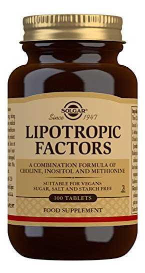 Salud y Equipamiento Médico - Solgar Factores Lipotropicos 100 Tabletas Soporte Hepatico