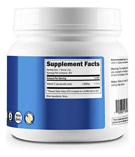 Salud y Equipamiento Médico - Polvo De Acido Ascorbico Puro Vitamina C 5