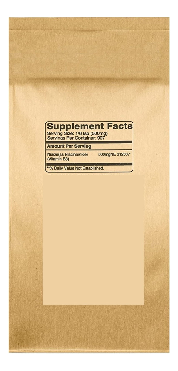Salud y Equipamiento Médico - Niacinamida 453 Gr Gluten-free - G A 1