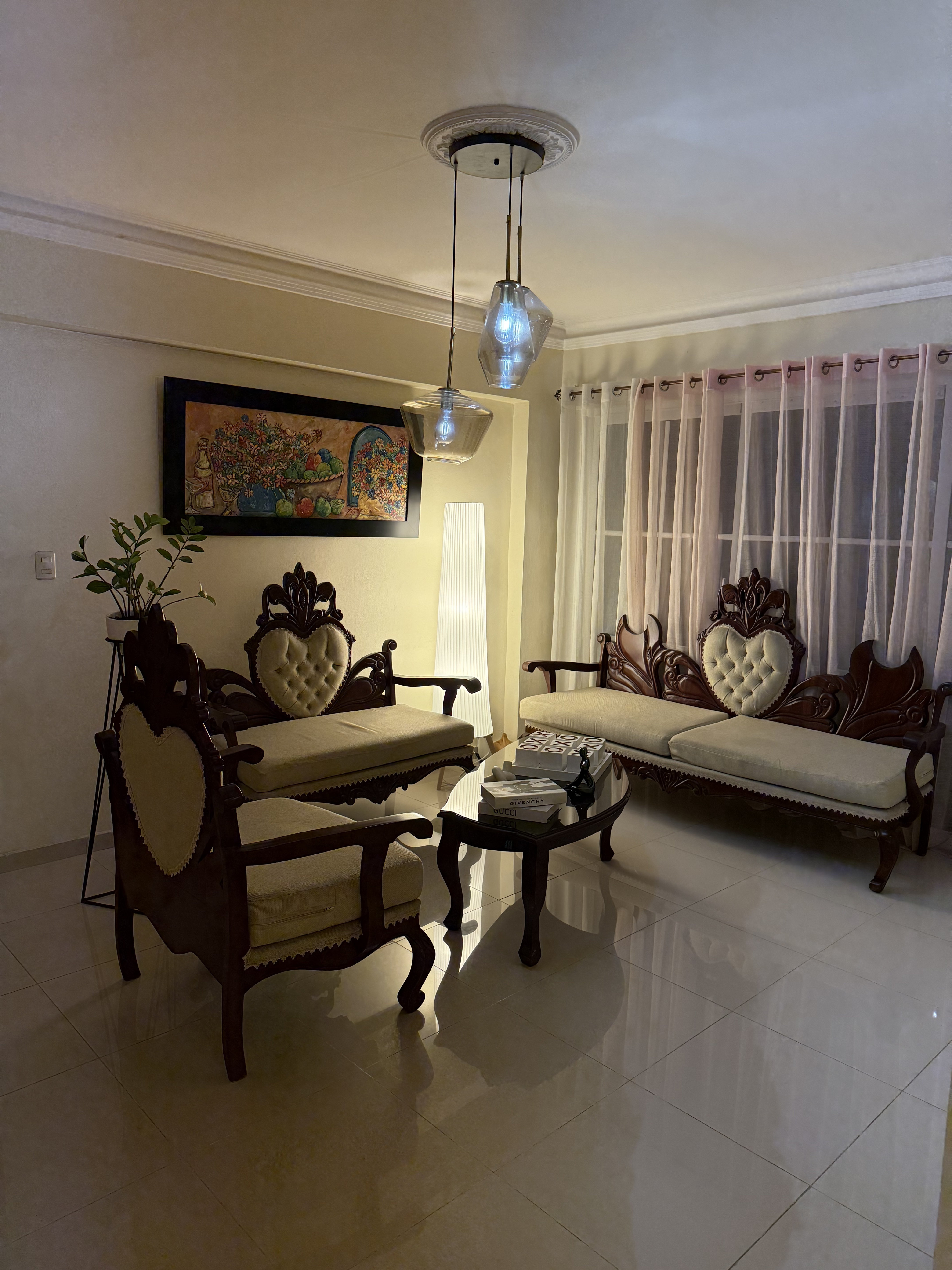 muebles y colchones - VENTA DE JUEGO DE MUEBLES EN CAOBA, ESTILO LUIS V / $85,000 5