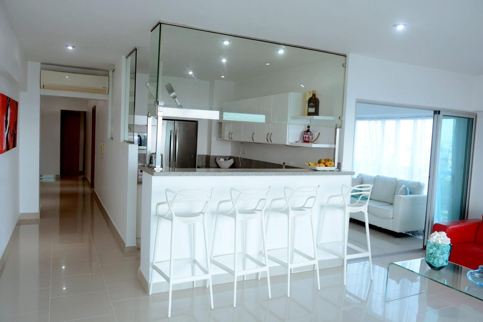 apartamentos - EL MALECON HERMOSO APARTAMENTO con Vista al Mar , FINAMENTE DECORADO 3