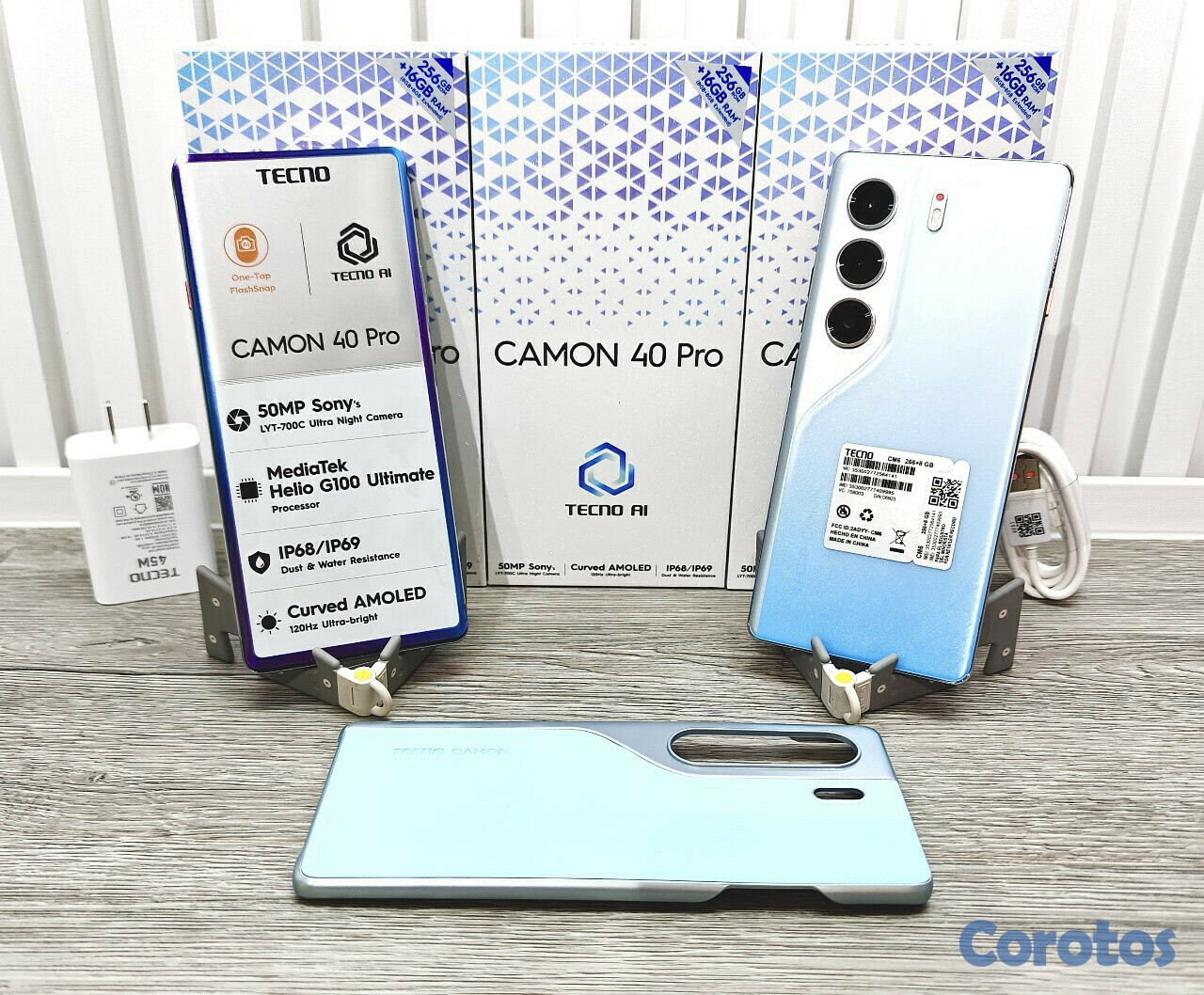 celulares y tabletas - 
TECNO SPARK CAMON 40 PRO DE 256GB 16GB RAM NUEVO D
