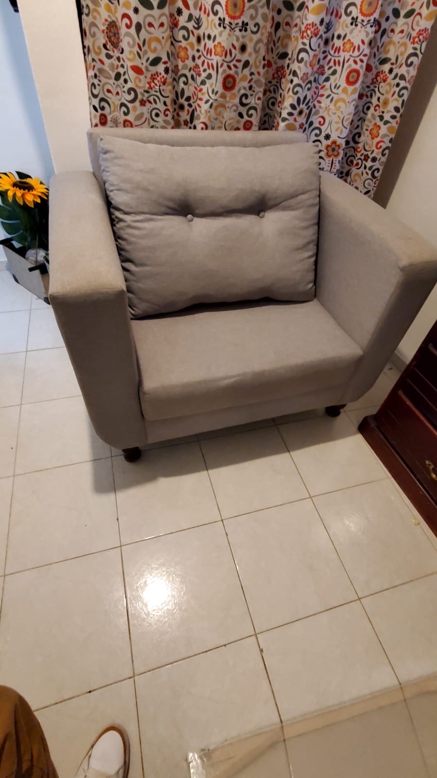 muebles y colchones - Sillón Individual en Excelente Estado - Súper Cómodo y Elegante.