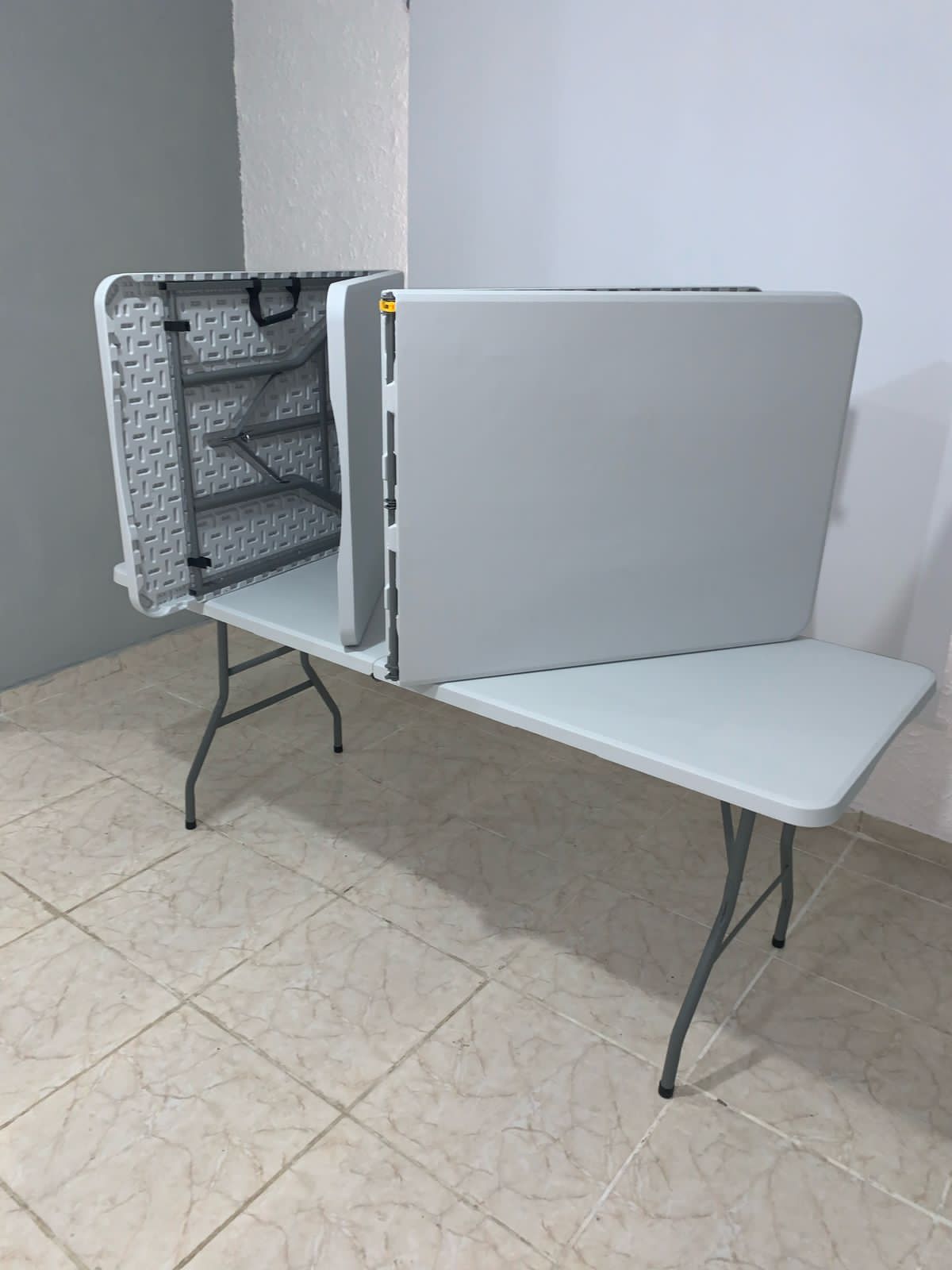 herramientas, jardines y exterior - Mesa plegable plástica 71 pulgadas 