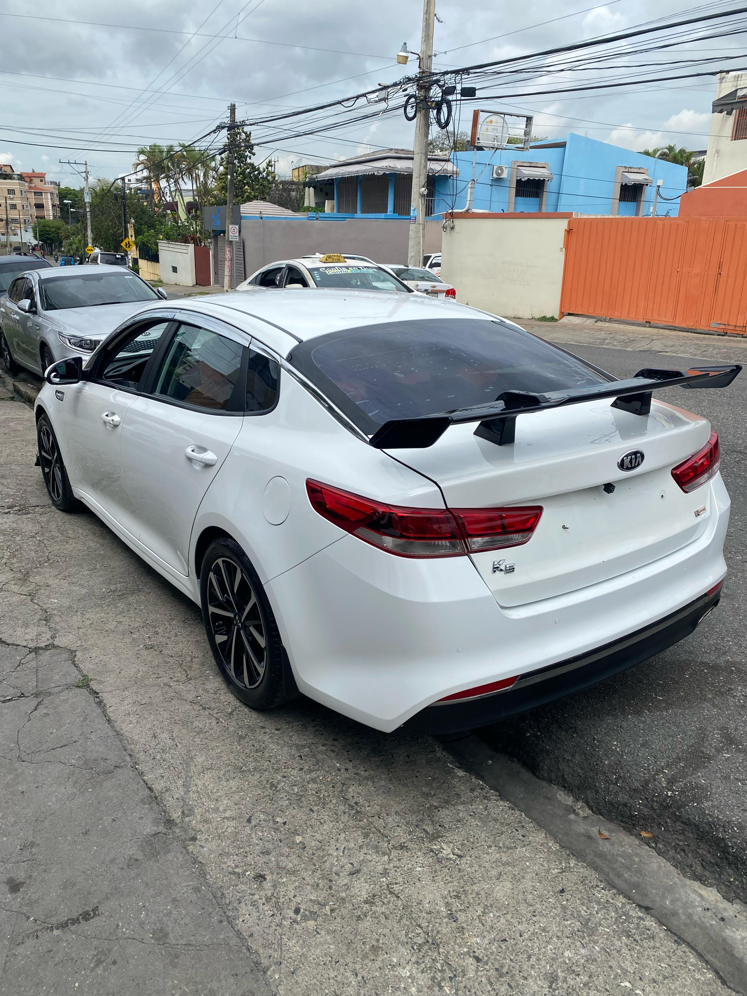 carros - KIA K5 2018 - RECIEN IMPORTADO - BLANCO PERLA 3