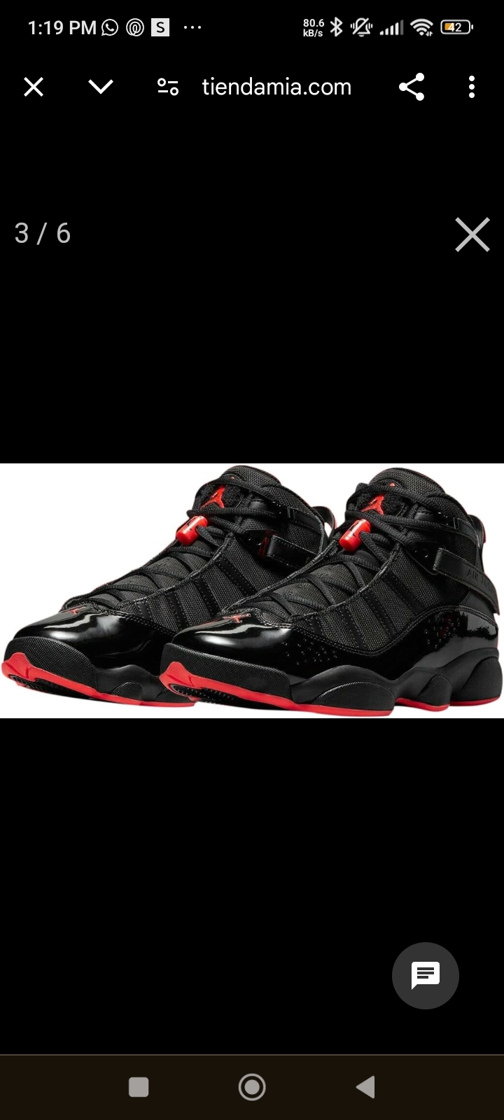 zapatos unisex - ✅Jordan 6 Ring Black infrared Bred Retro #11 Usa🇺🇸, #45 original ✅ 4
