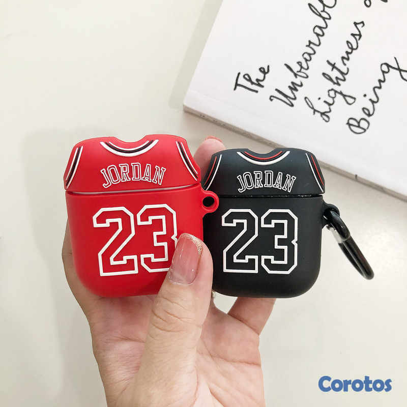 otros electronicos - COVER AIRPODS DISEÑO 23 JORDAN  3