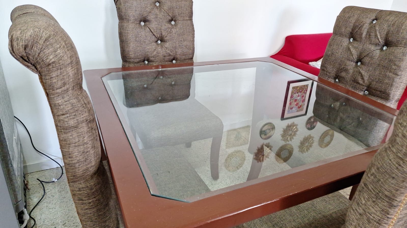 muebles y colchones - Comedor de 4 sillas  6