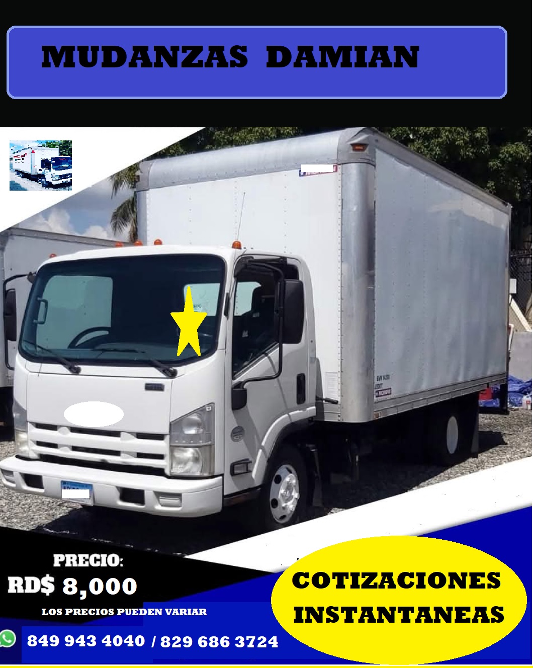servicios profesionales - SERVICIOS DE MUDANZAS