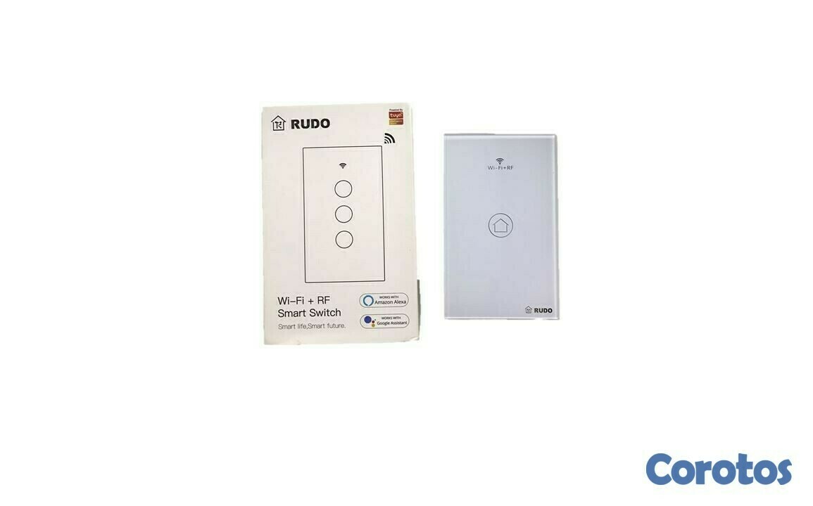 otros electronicos - Interruptor tactil WIFI 1 conector, conecta con Alexa y Google Home 1