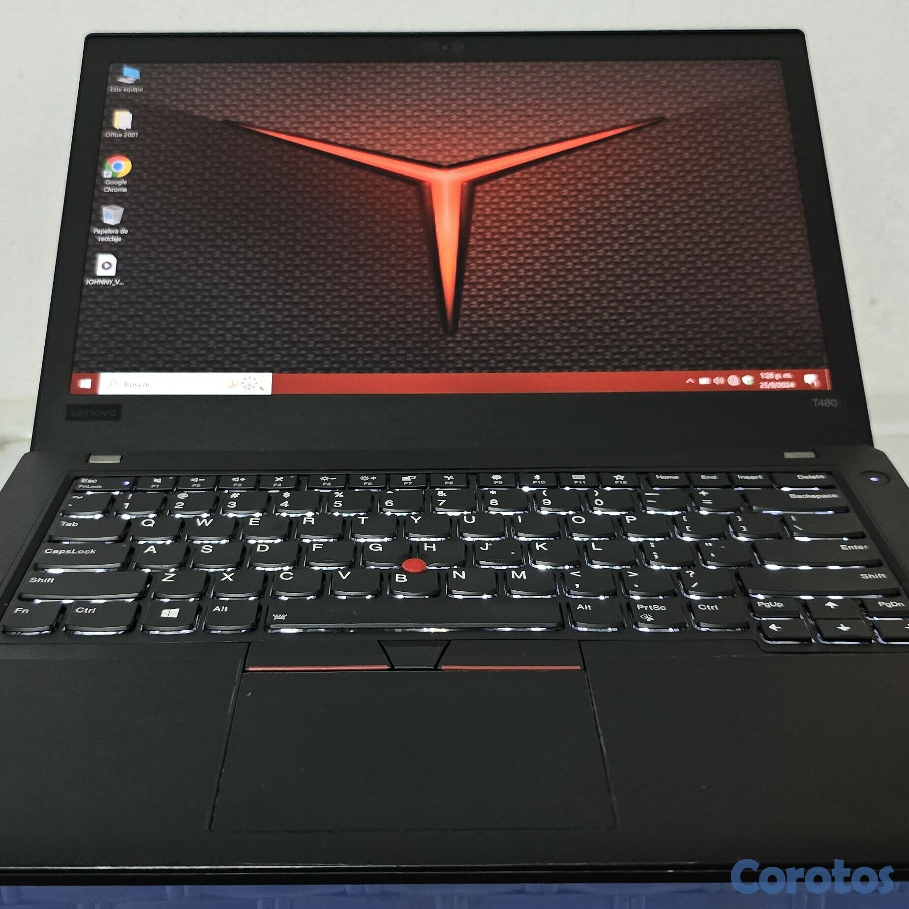 computadoras y laptops - lenovo T480 14 Pulg Core i7 8va Gen Ram 16gb ddr4 Disco 256gb solido Video 8gb  1