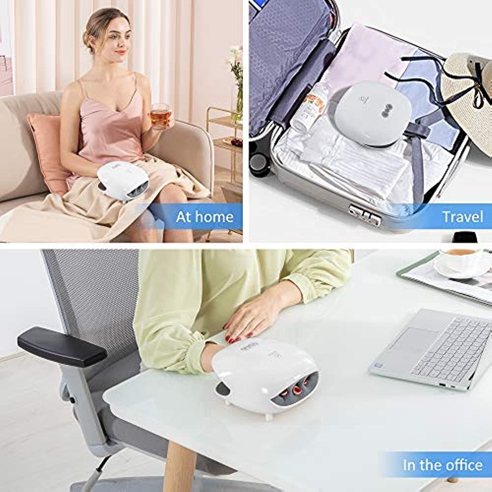 Salud y Equipamiento Médico - Masajeador De Manos Inalámbrico Más Cómodo Con Calor -3 Nive 4