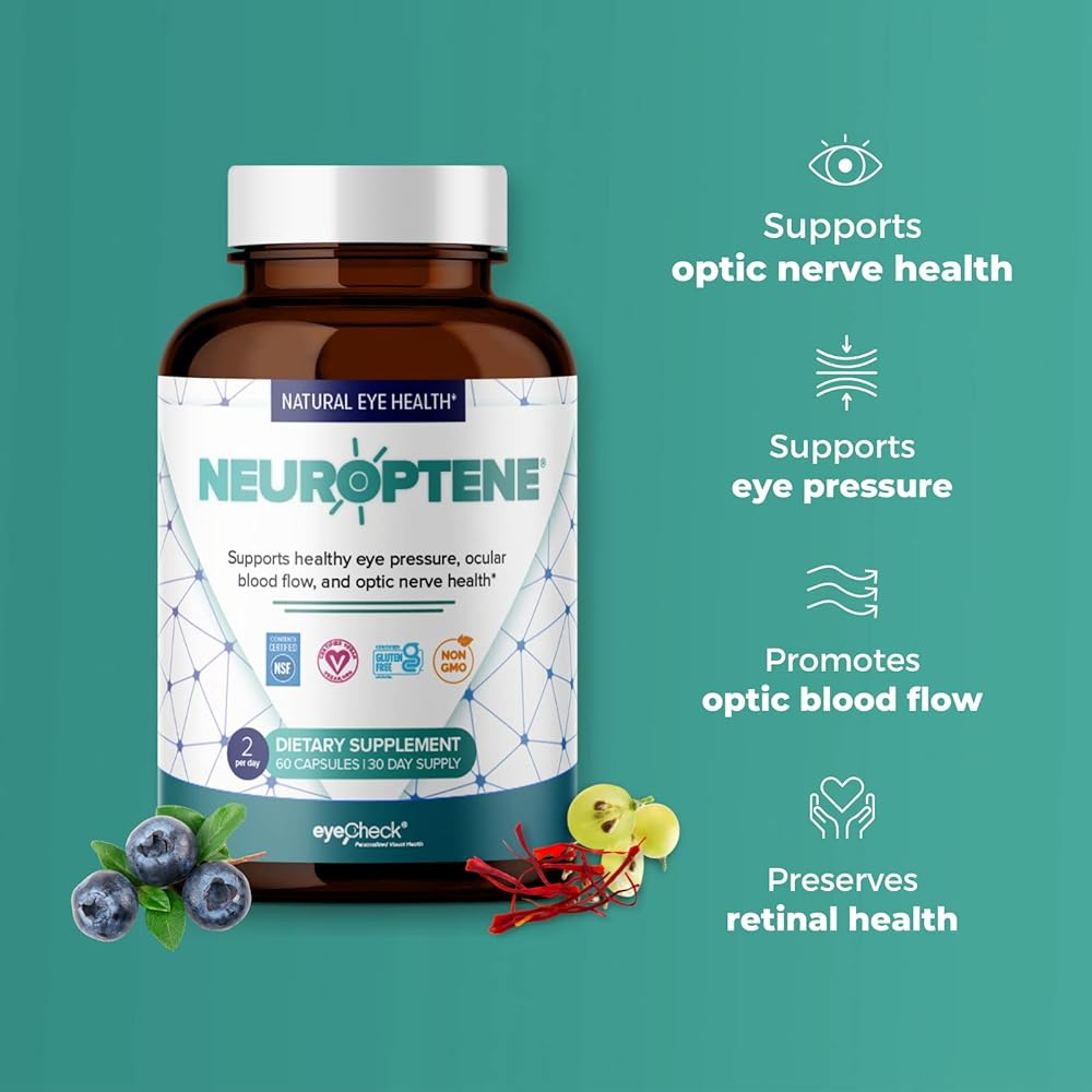 Salud y Equipamiento Médico - ~? Suplemento Para La Presión Ocular Eyecheck Con Arándano, 1