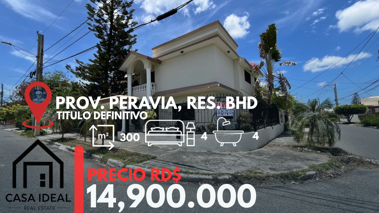 casas - se vende hermosa casa en exclusivo residencial en bani Av Fabio Herrera  0