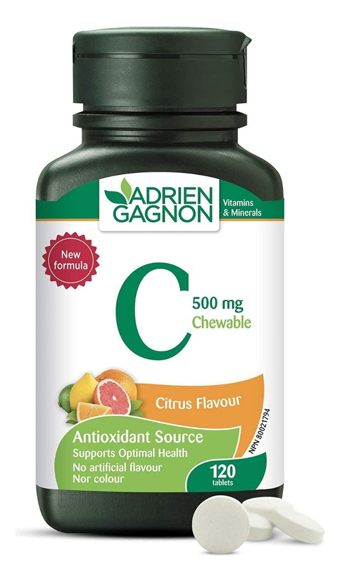 Salud y Equipamiento Médico - Vitamina C 120tab Adrien Gagnon