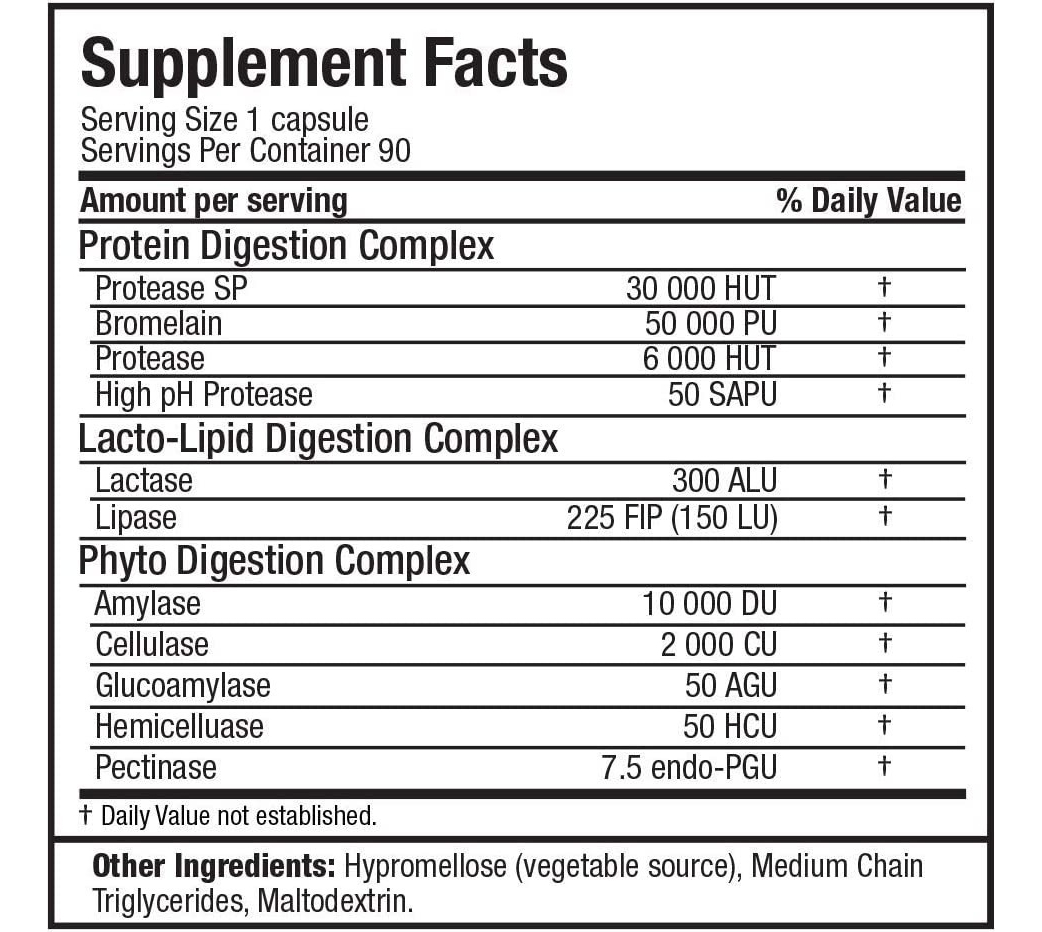 Salud y Equipamiento Médico - Enzimas Digestivas Allmax Nutrition 1