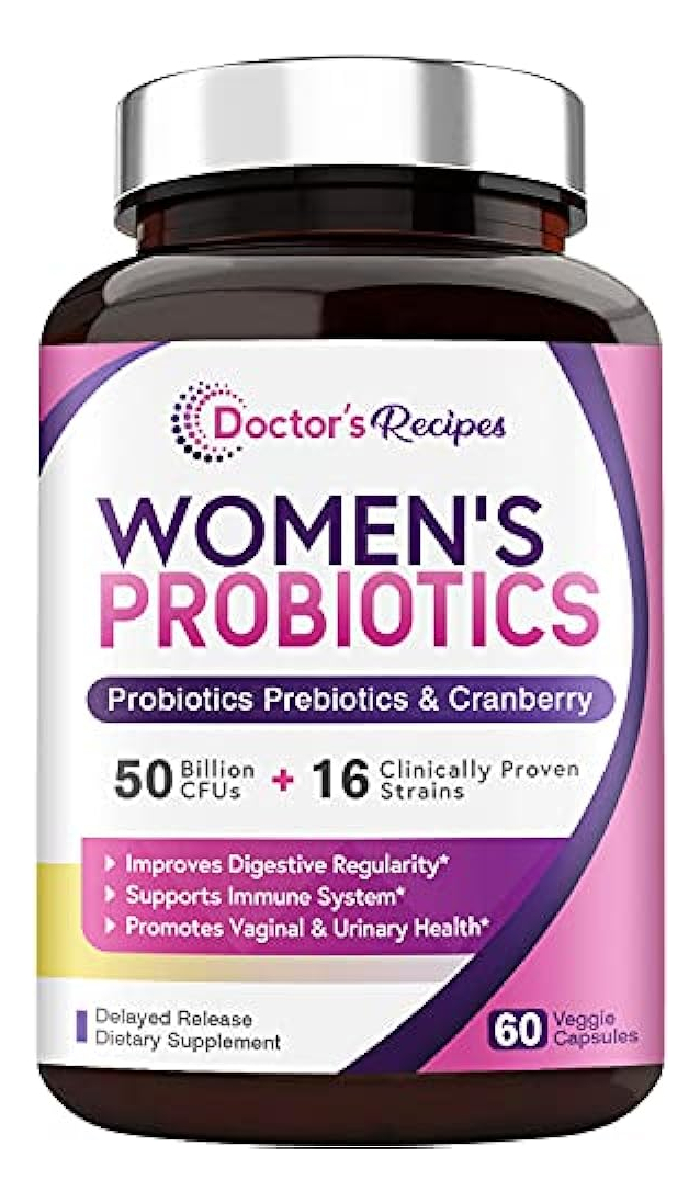 Salud y Equipamiento Médico - Doctor's Recipes Women?s Probiotic, 60 Caps 50 Billion Cfu 1 0
