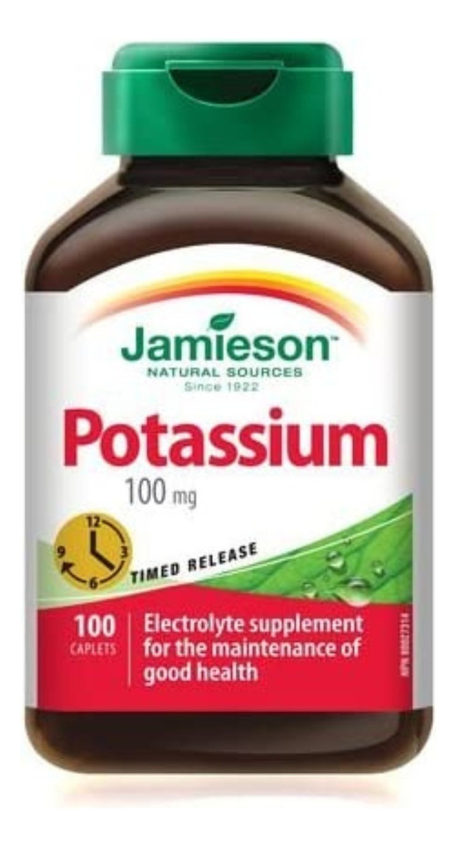 Salud y Equipamiento Médico - Potasio 100 Caps Jamieson - Unidad - Unidad A $2399
