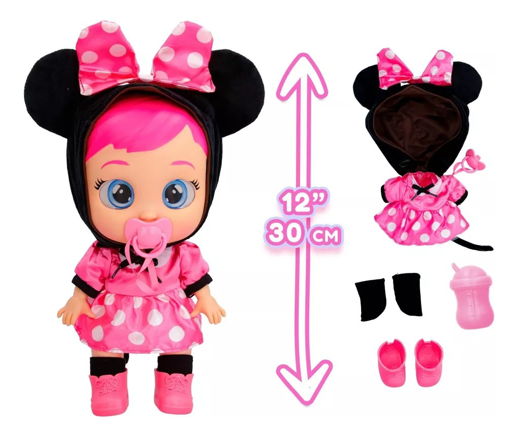 juguetes - Bebés Llorones Cry Babies Minnie Mouse 3